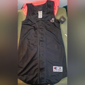 Champions Black Button up Baseball Dress ⚾ 🖤